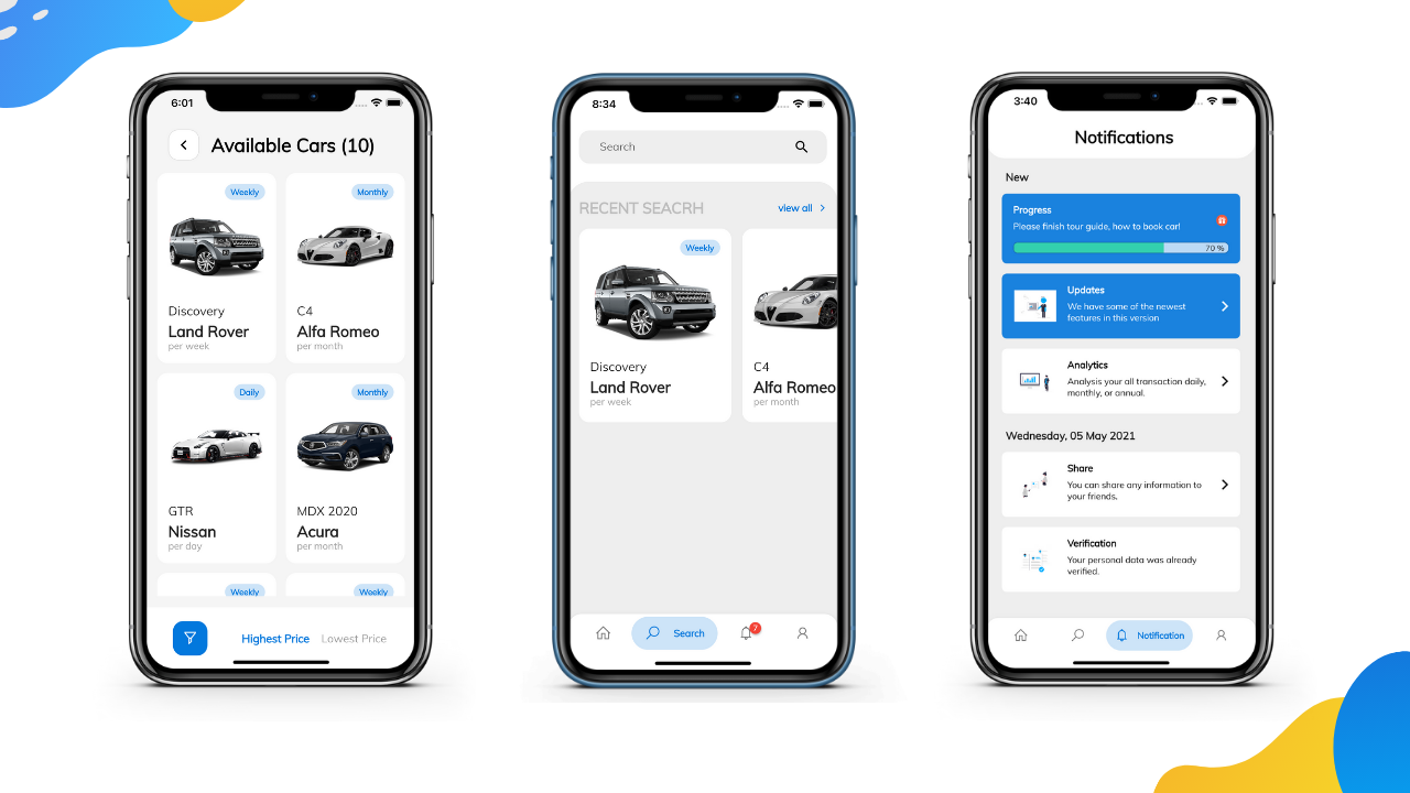 Car Rental App v2.3.1 - Flutter UI Kit using GetX - 2